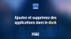 [Finder] Ajoutez et supprimez des applications dans le dock