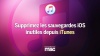 [iTunes] Supprimez les sauvegardes iOS inutiles