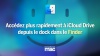 [Finder] Accédez plus rapidement à iCloud Drive depuis le dock