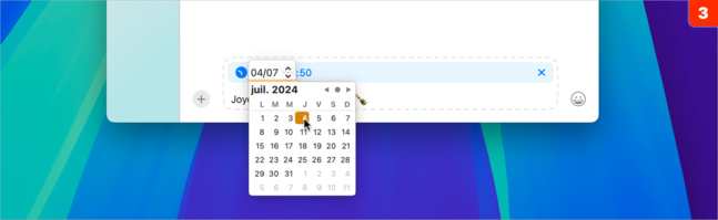 macOS Sequoia • Comment envoyer un message à une date ultérieure ?