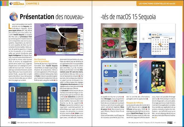 Compétence Mac 86 : Bien débuter sur Mac avec macOS 15 Sequoia • iOS 18 : nouvelles fonctions • Apple Intelligence