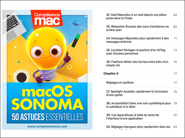 macOS 14 Sonoma - 50 astuces essentielles (ebook)