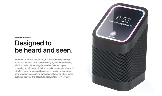 HomePod Show. Concept imaginé par Eric Huismann/www.handy.abovergleich.ch