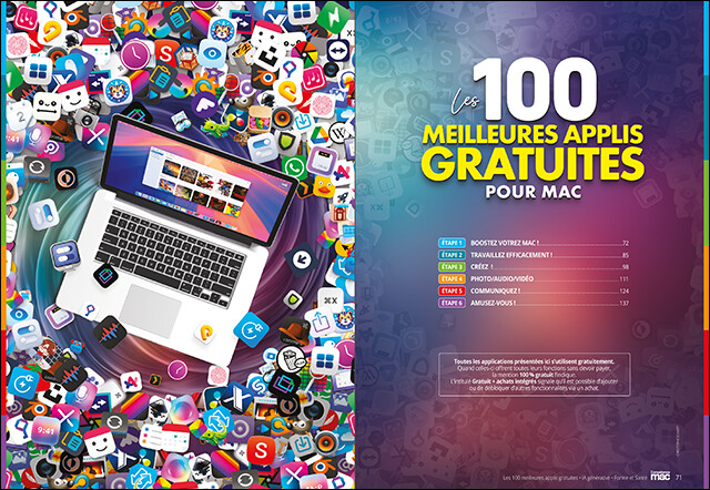 Compétence Mac 87 : Les 100 meilleures applis gratuites pour Mac • IA générative • Forme et Santé • Mac mini