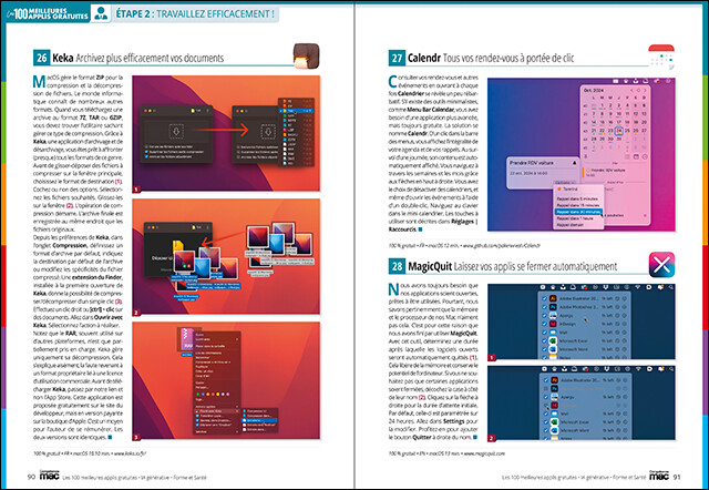 Compétence Mac 87 : Les 100 meilleures applis gratuites pour Mac • IA générative • Forme et Santé • Mac mini