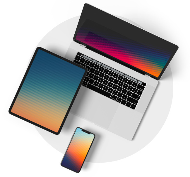 Fun • Une collection de huit fonds d’écran dégradés pour Mac, iPhone et iPad