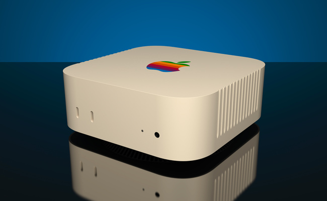 Vintage • ColorWare transforme le Mac mini M4 en ordinateur des années 80