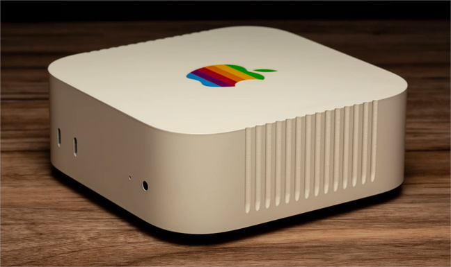 Vintage • ColorWare transforme le Mac mini M4 en ordinateur des années 80