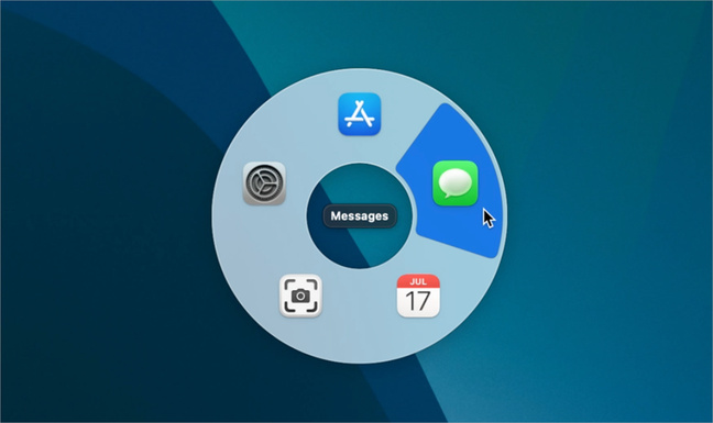 macOS • Pieoneer, le dock circulaire pour lancer vos applications