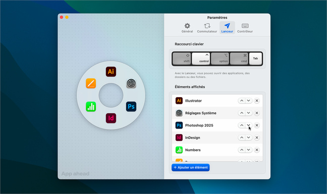 macOS • Pieoneer, le dock circulaire pour lancer vos applications