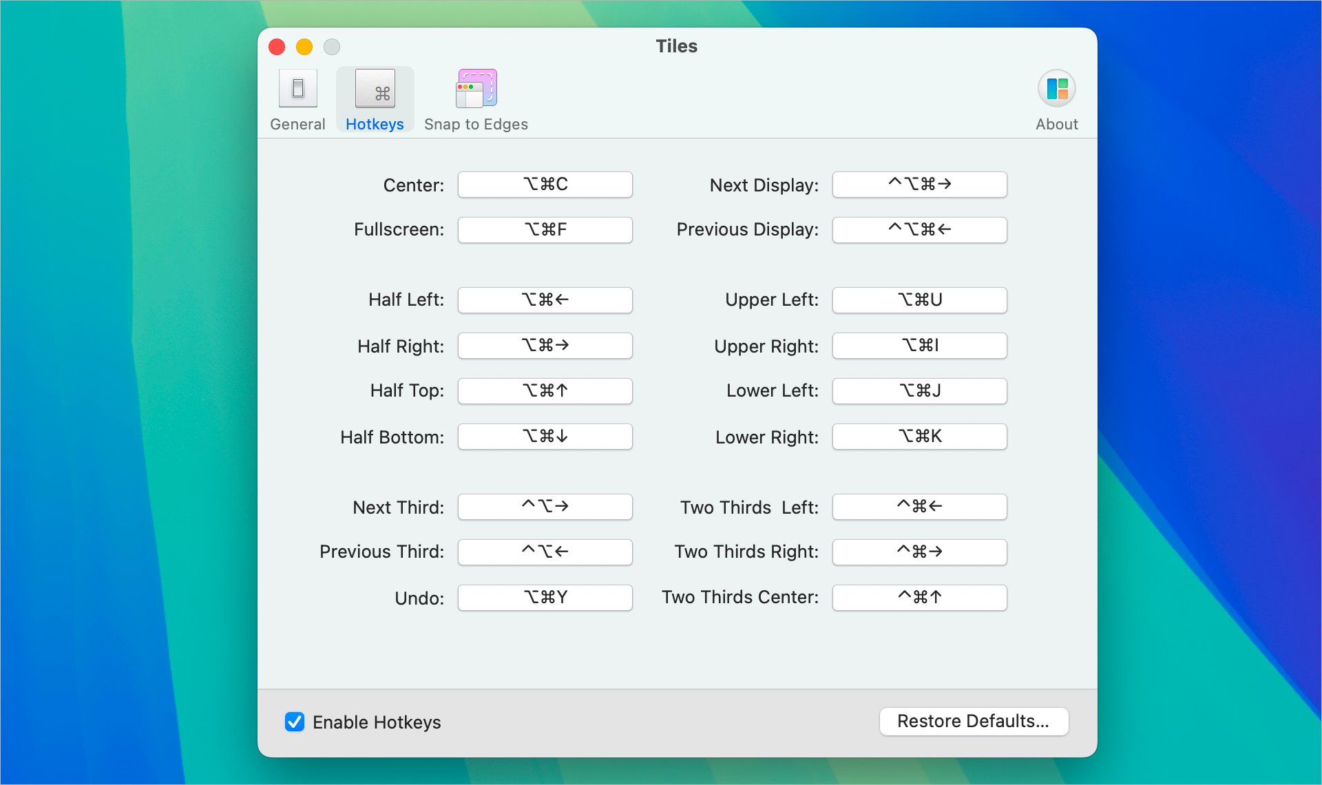 macOS • Organisez vos fenêtres d’un clic avec Tiles