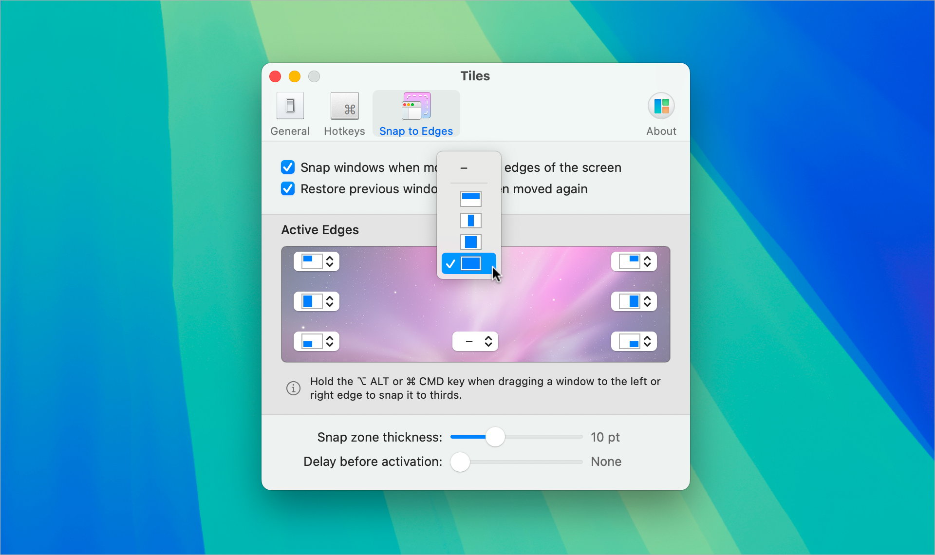 macOS • Organisez vos fenêtres d’un clic avec Tiles