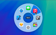 macOS • Pieoneer, le dock circulaire pour lancer vos applications